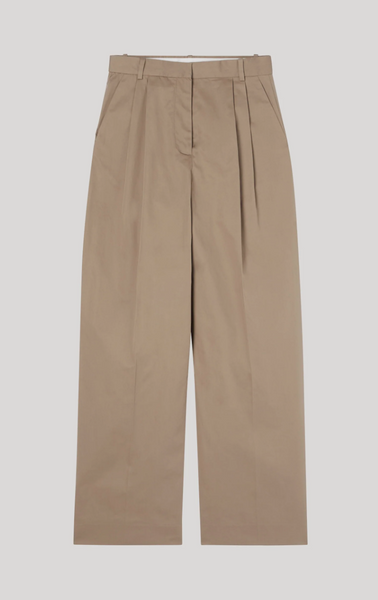 Róhe Wide Leg Pleated Chino