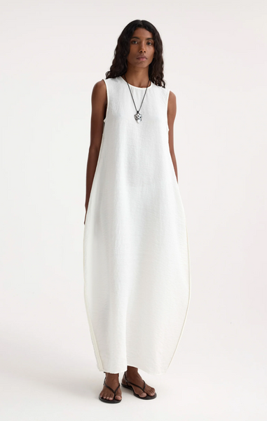 Róhe Hammered Silk Shaped Dress