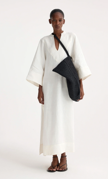 Róhe Linen Kaftan Dress