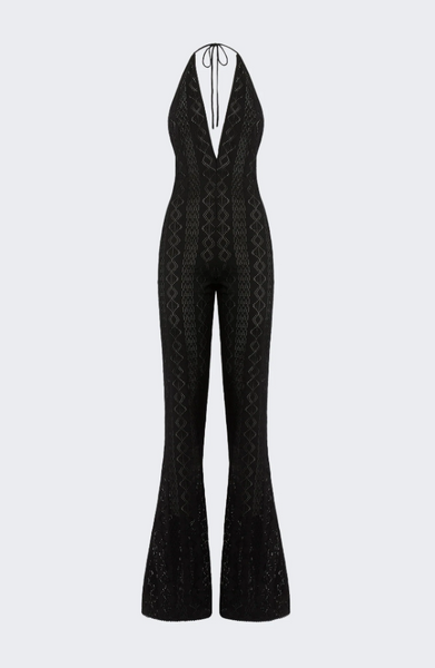 【THE TOE】NOMAD SLEEVELESS FLARE ONEPIECE Arnhem Angelis Jumpsuit - Sapphire - Nik and She