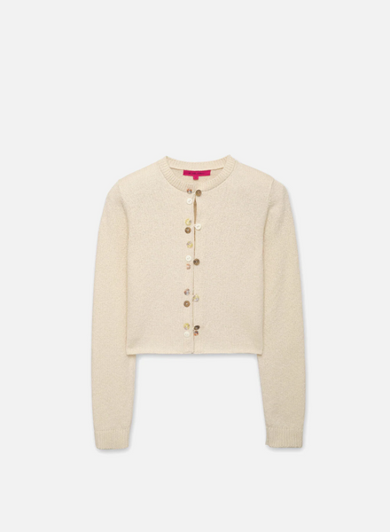 The Elder Statesman Nora Lite Crew Cardigan
