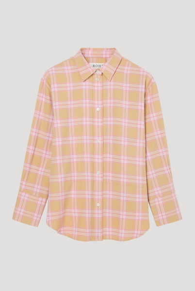 Róhe Check Flannel Overshirt