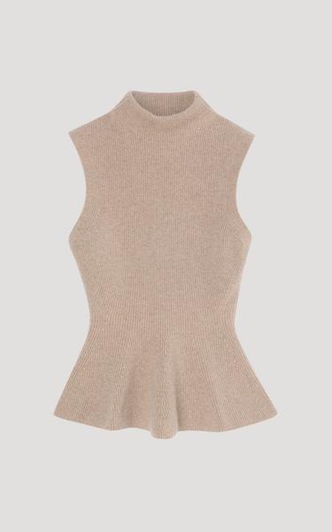 Róhe Sculptural Sleeveless Knitted Top