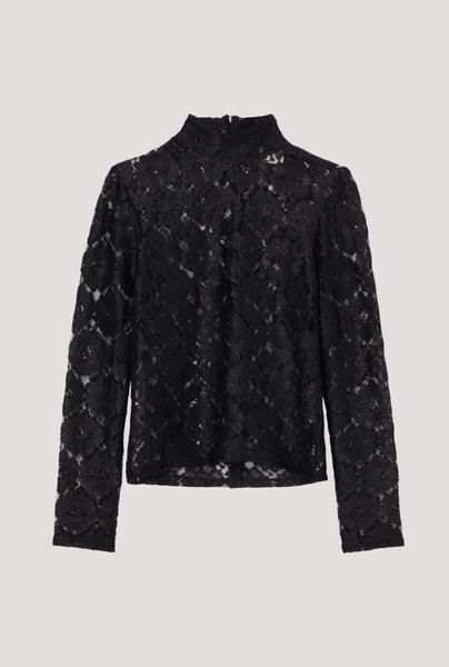 Róhe Lace Turtleneck Top