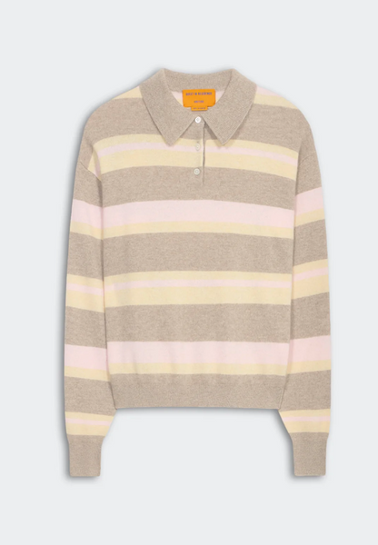 Guest in Residence COLLEGIATE STRIPE POLO