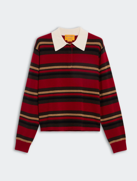 Guest in Residence Cropped Stripe Rugby