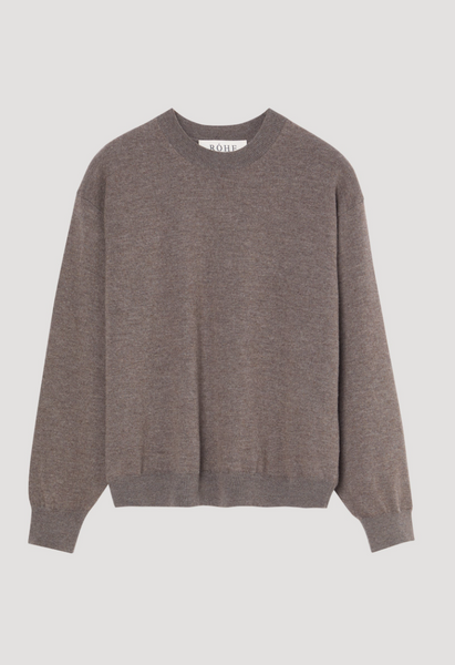 Róhe Crew-Neck With Open Armhole