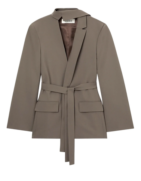 Róhe Deconstructed Belted Blazer