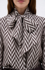 DMN Paris Pink Chewron Blouse