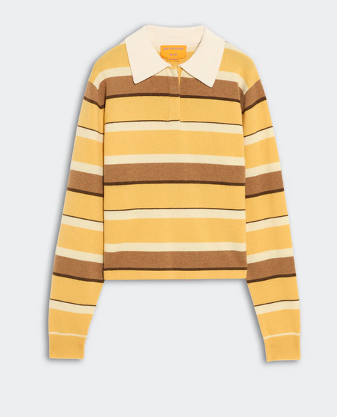 Guest in Residence Cropped Stripe Rugby