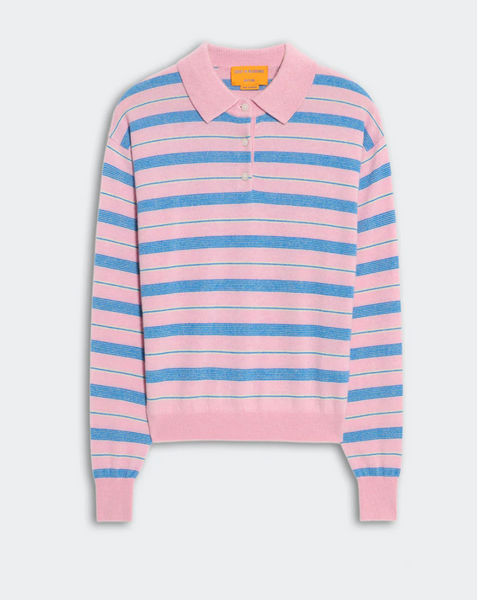 Guest in Residence Collegiate Stripe Polo