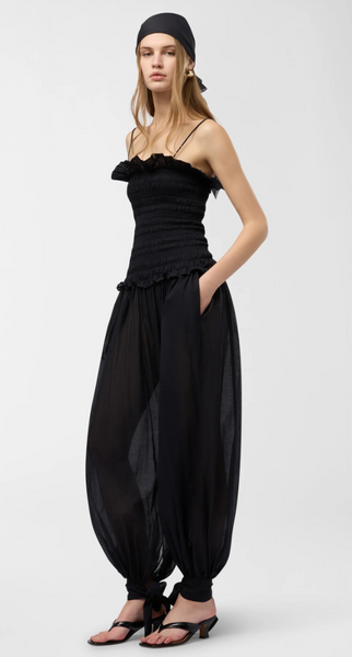 The Andamane Black Smoked Jumpsuit