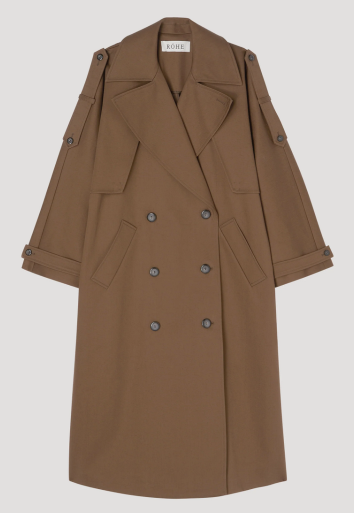 Róhe Double-Layer Trench Coat