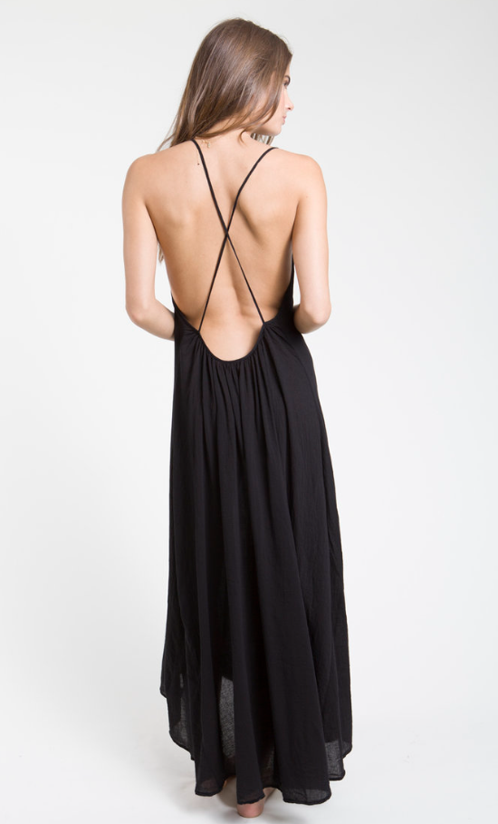 9Seed SEYCHELLES cross back maxi dress