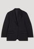 Róhe high vent tailored jacket | black