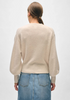 White & Warren Cashmere Blouson Sleeve Crewneck