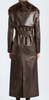 Nour Hammour Dakota Glamorous Leather Coat