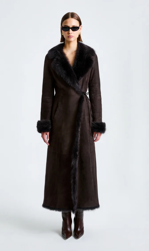 Nour Hammour Joni 90s Glamour Coat