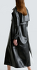 Nour Hammour Henri Leather Trench Coat