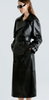 Nour Hammour Henri Leather Trench Coat