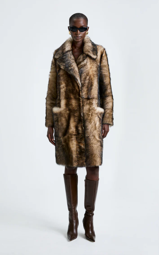 Nour Hammour Evita Après-ski Shearling Coat