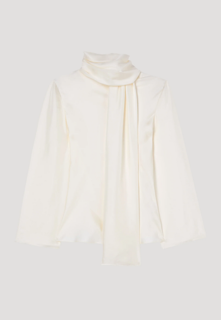 Róhe Silk Foulard Top