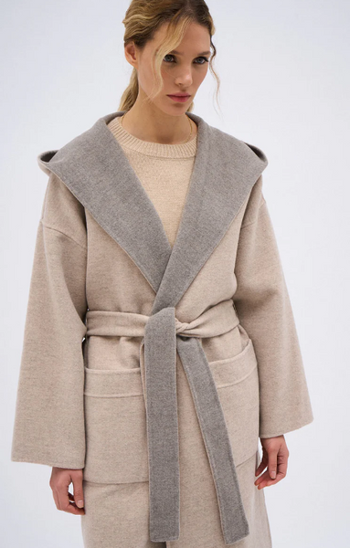 DMN Paris BEIGE PAT COAT