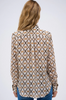 DMN Paris RAYA PRINT CAMEL SHIRT