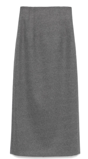 The Andamane Shelby Midi High Waist Skirt