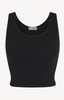 Éterne Cropped Scoop Neck Tank