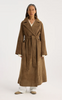 Róhe Suede Belted Wrap Coat