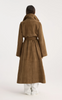 Róhe Suede Belted Wrap Coat