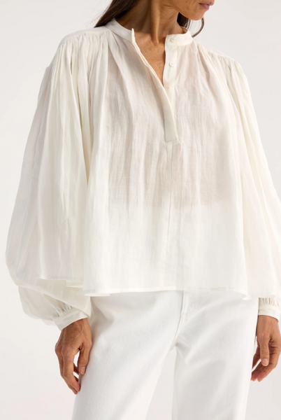 Róhe Pleated Ramie Top