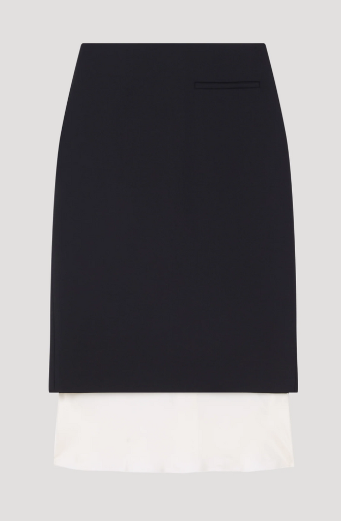 Róhe Contrast Pencil Skirt