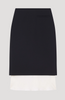 Róhe Contrast Pencil Skirt