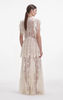 Self Portrait White Thiered Lace Maxi Dress