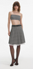 Self Portrait Prince Of Wales Check Pleated Midi Skirt