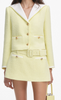 Self Portrait Yellow Boucle Skort