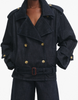Self Portrait Denim Trench Jacket