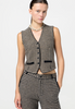 Guest in Residence HOUNDSTOOTH TAILORED VEST