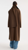 Róhe Signature Double-Faced Scarf Coat