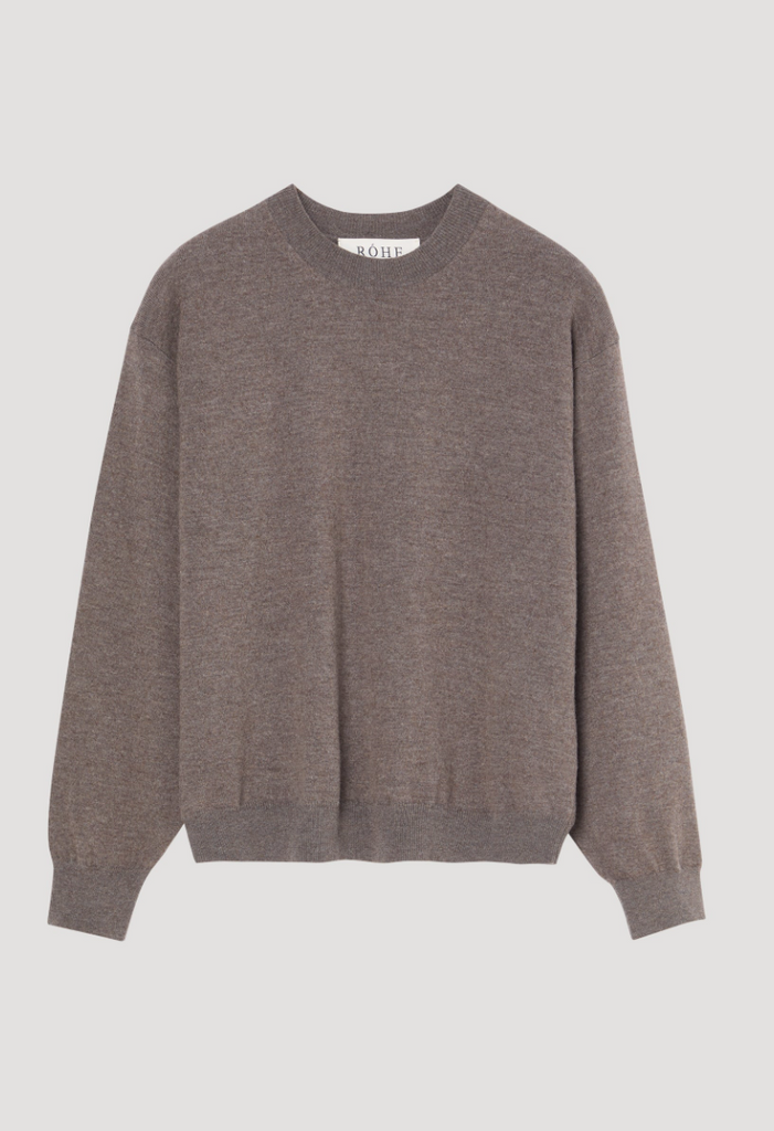 Róhe Crew-Neck With Open Armhole