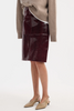 Róhe Snake Leather Skirt