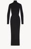 Éterne Long Sleeve Turtleneck Maxi Dress