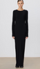 Éterne Long Sleeve Crewneck Maxi Dress