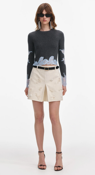 Self Portrait Lace Jumper