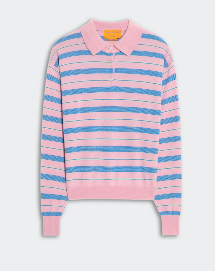 Guest in Residence Collegiate Stripe Polo