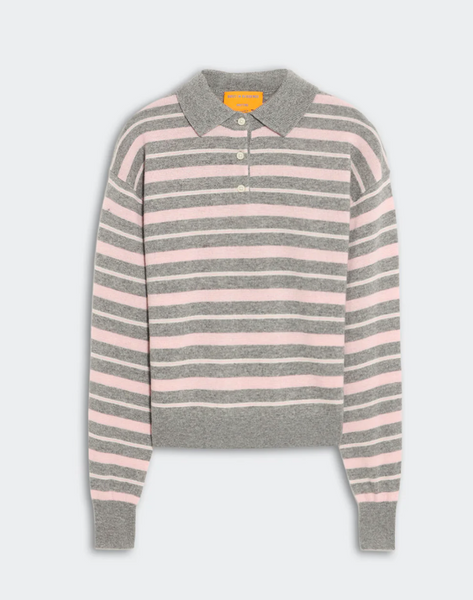 Guest in Residence Collegiate Stripe Polo