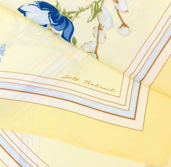 Self Portrait Yellow Floral Scarf