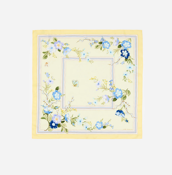 Self Portrait Yellow Floral Scarf